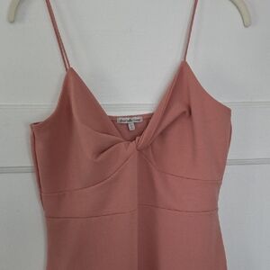 Charlotte Russe Blush Pink Spaghetti Strap Dress